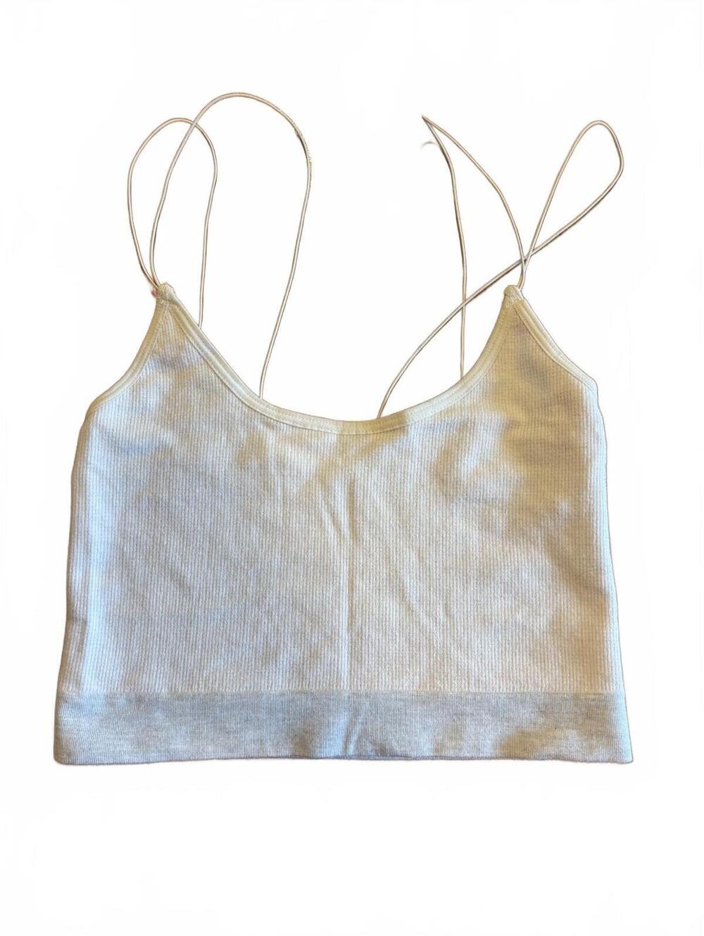 Out From Under Urban Outfitters Women's Ribbed Brani Bralette Tank Size M, Beige